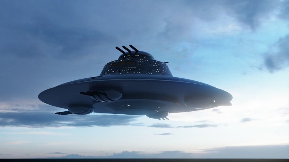 Haunebu 4 ufo spaceship 3D model_1