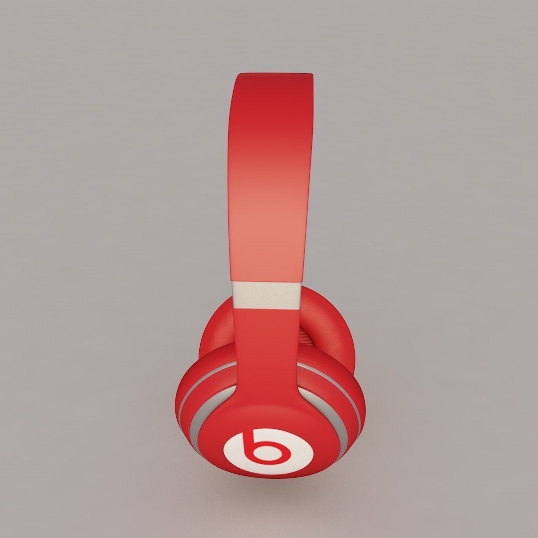 Beats Solo Headphone Free 3D model_3