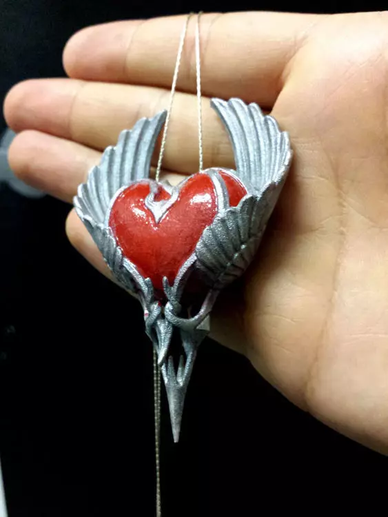 Heart Pendant 3D print model_0