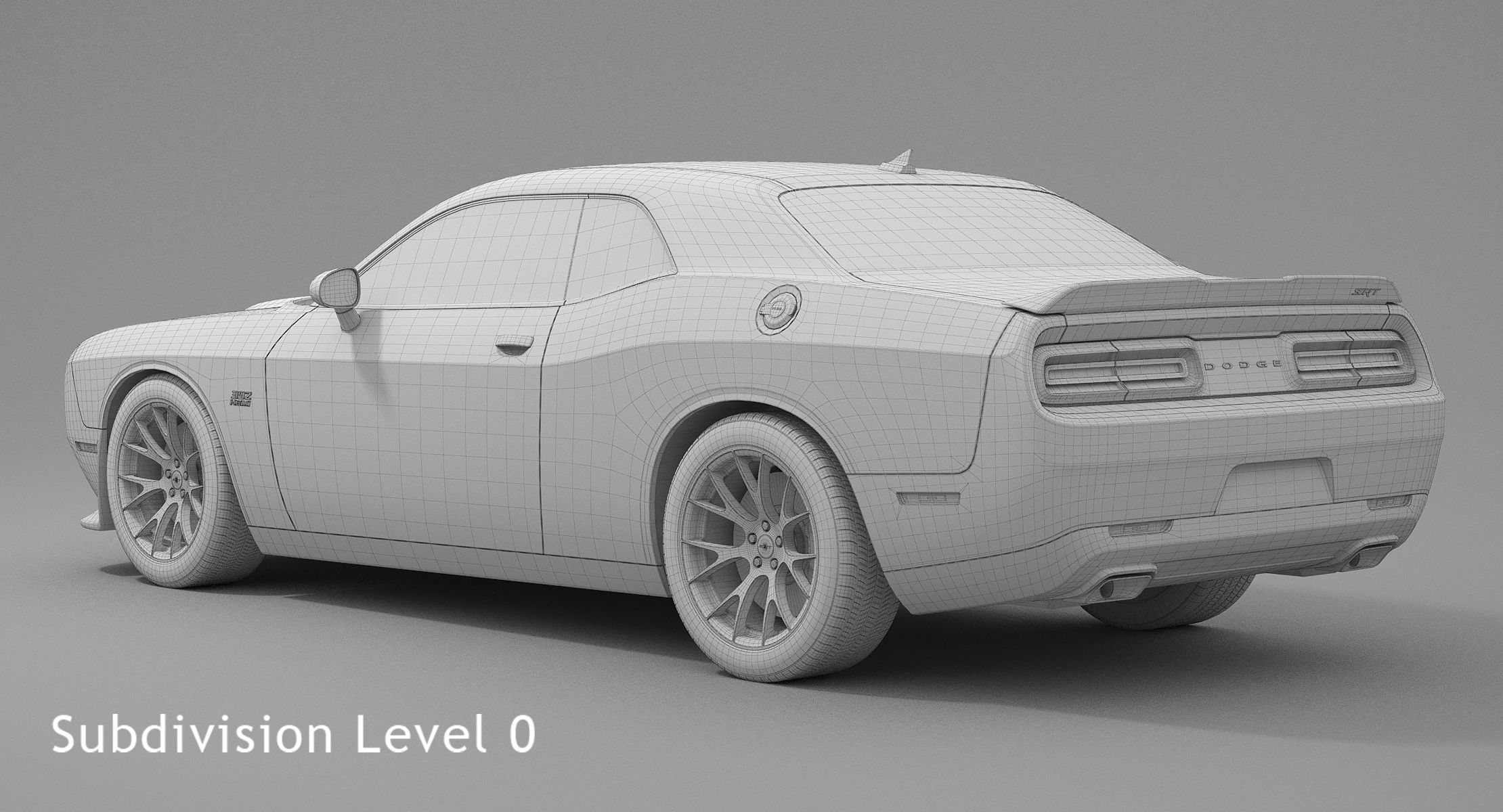 Dodge Challenger SRT 392 2016 3D model_11