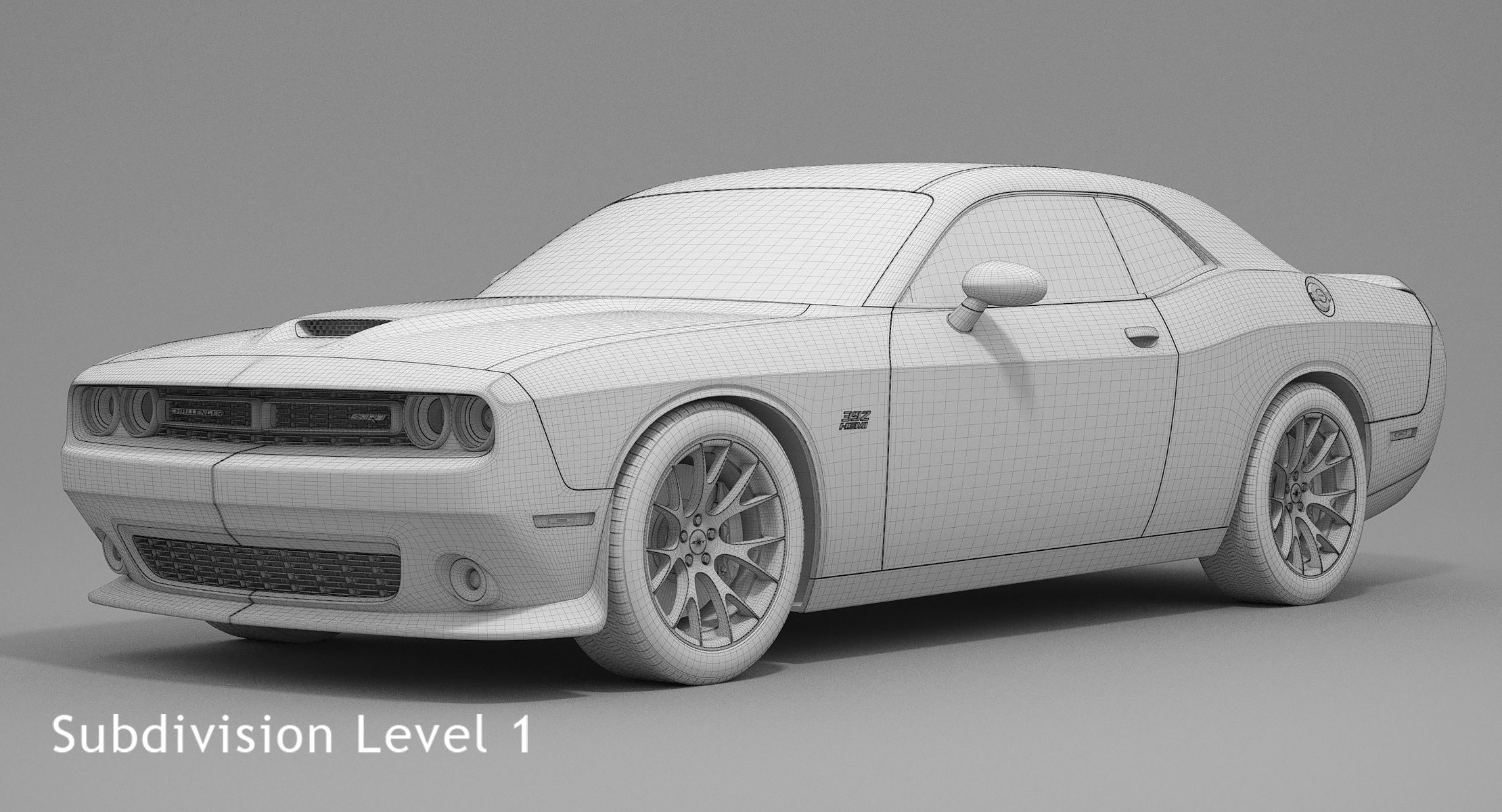 Dodge Challenger SRT 392 2016 3D model_12