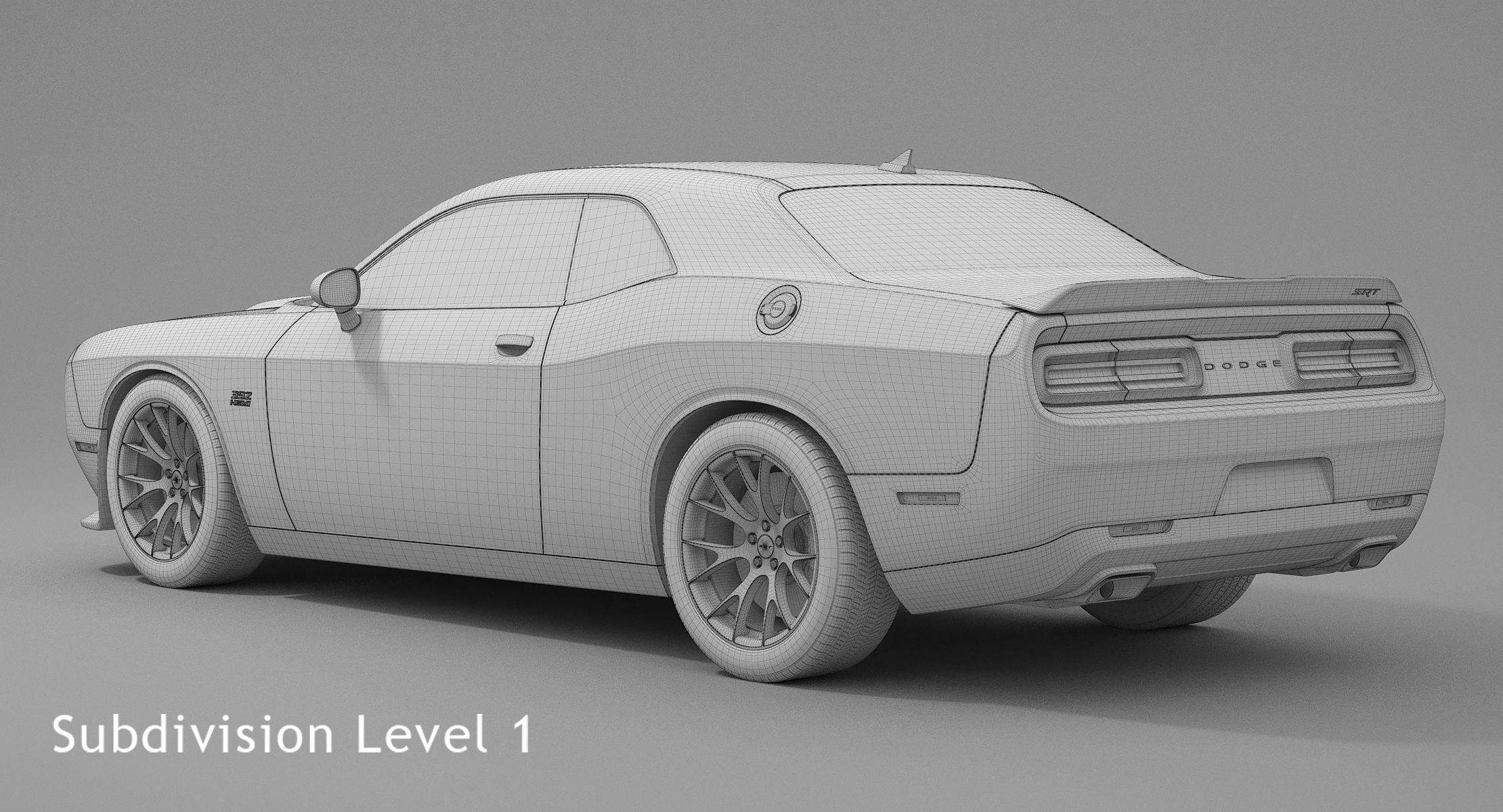 Dodge Challenger SRT 392 2016 3D model_13