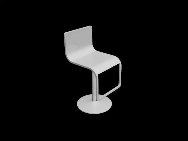 Minimalist chair 3D print model