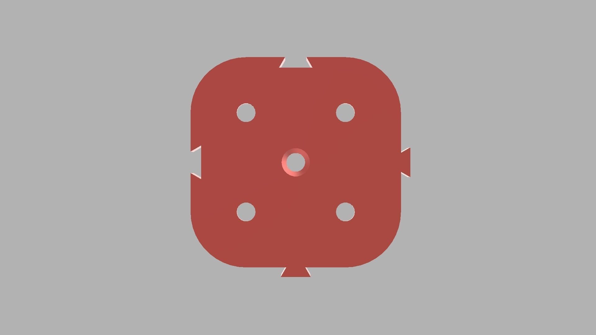 solderless modulable 18650 Battery holder for 4 batteries  3D print model_5