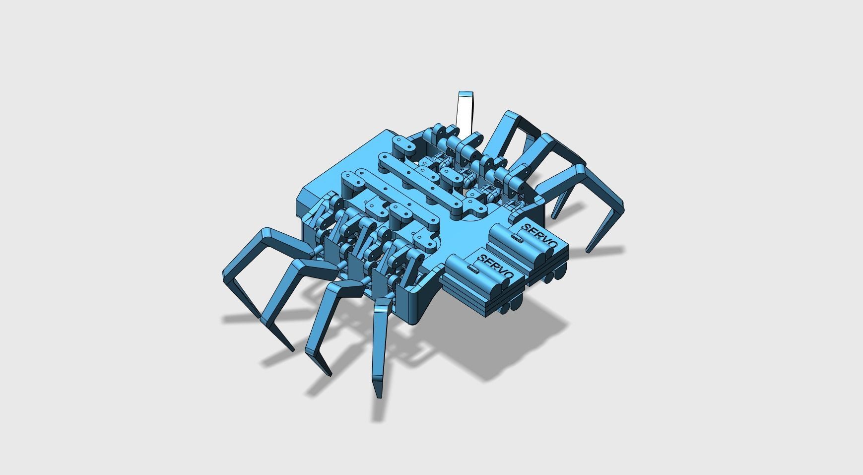 8 legged spider robot 3D print model_11