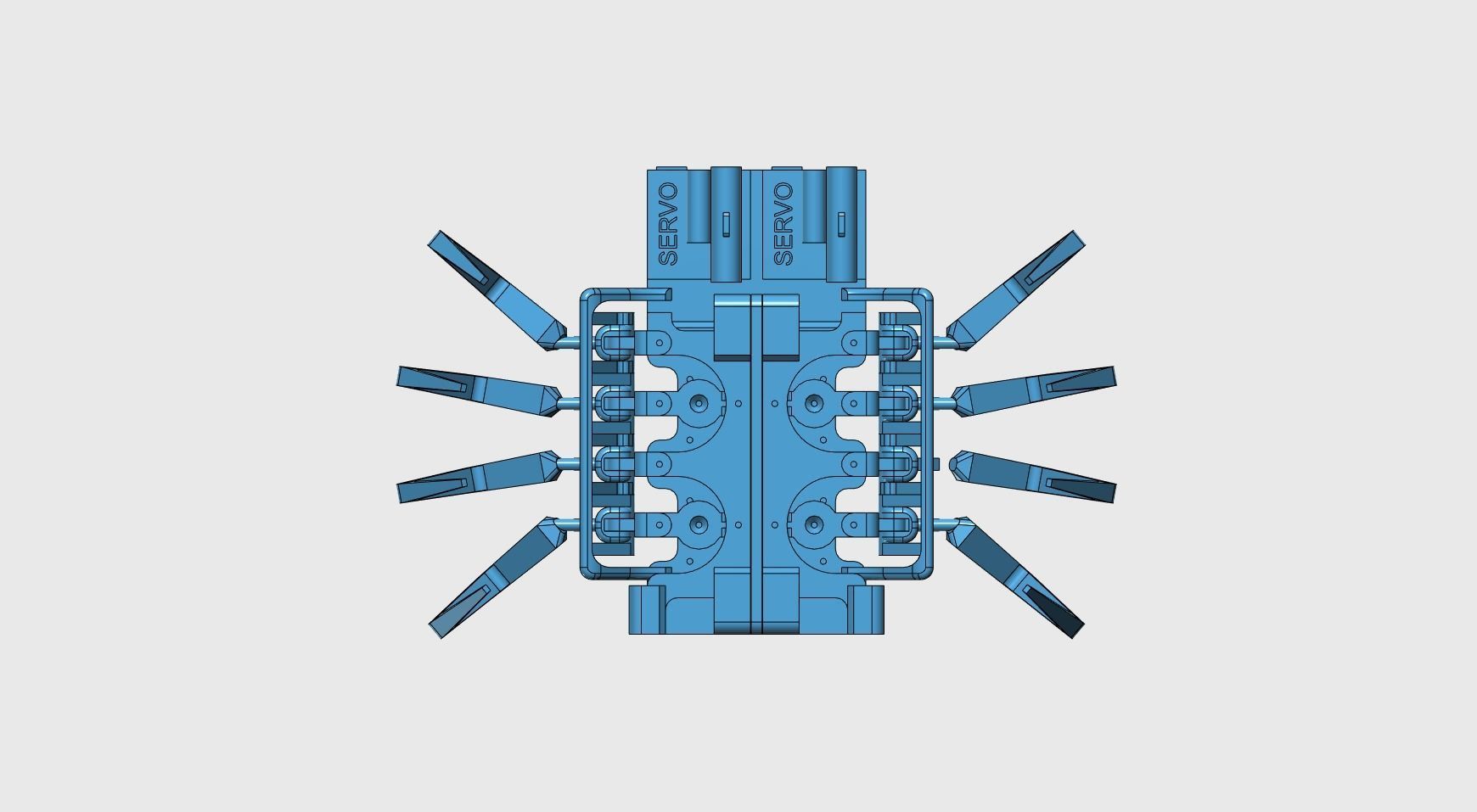 8 legged spider robot 3D print model_12