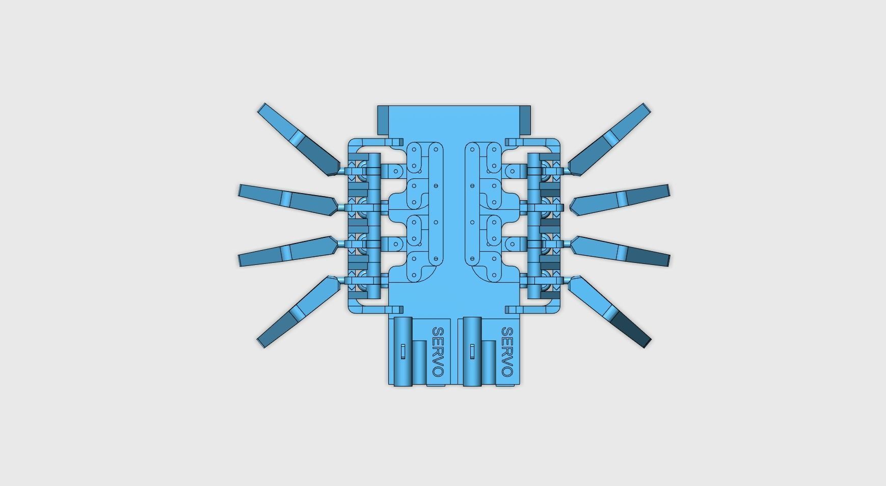 8 legged spider robot 3D print model_13