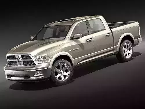 Dodge Ram 1500 Crew Cab 2009 3D model