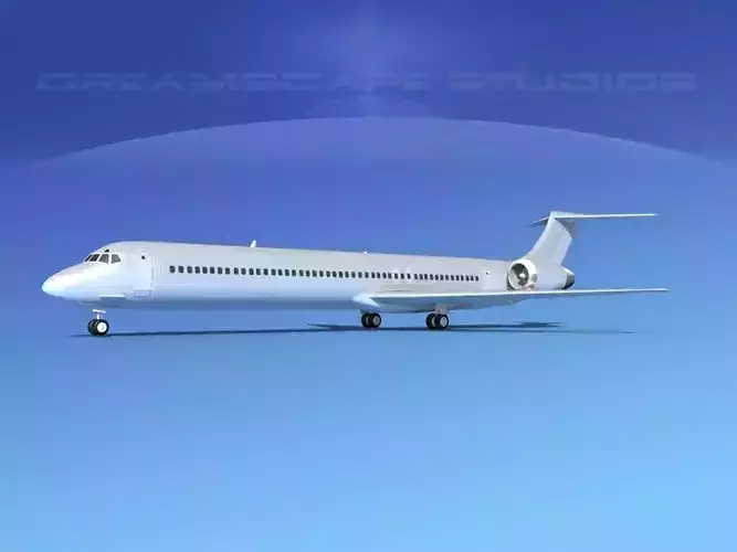 McDonnell Douglas MD83 Bare Metal