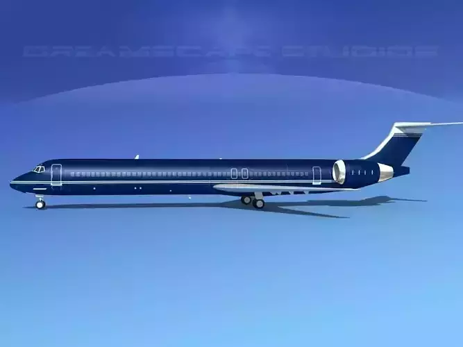 McDonnell Douglas MD83 Corporate 2 3D model