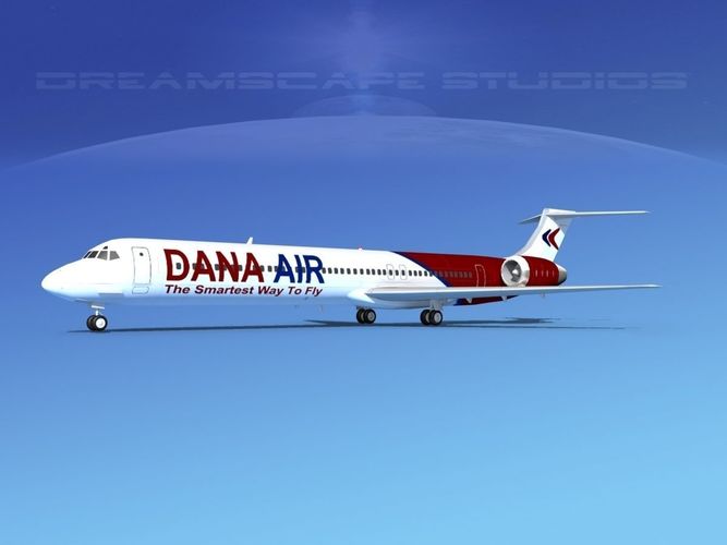 McDonnell Douglas MD83 Dana Air 3D model