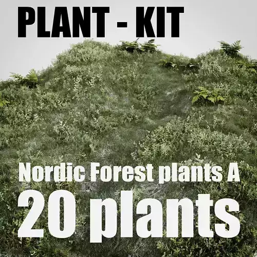 nordic forest plants A collection