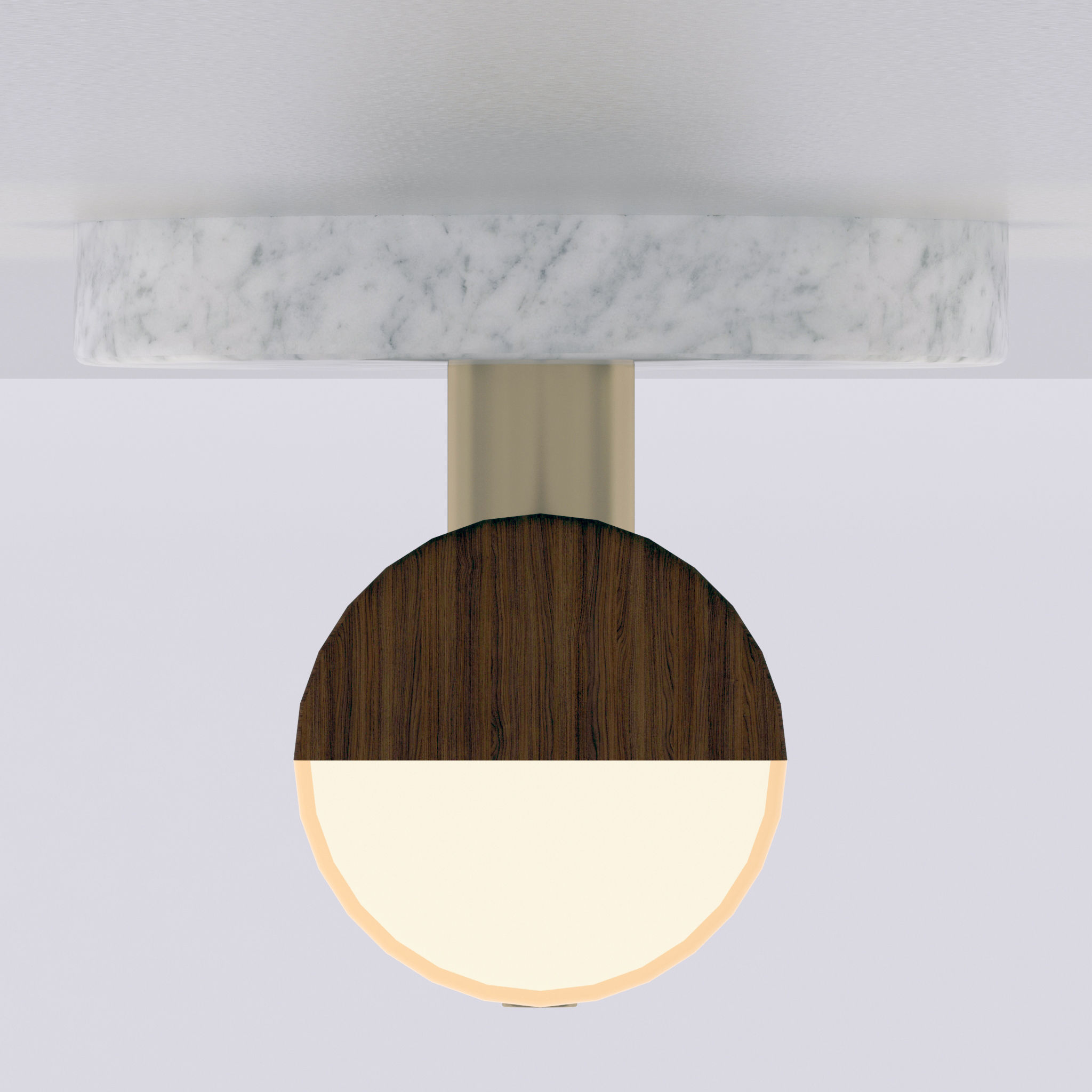 Counterweight Circle Sconce 3D model_3