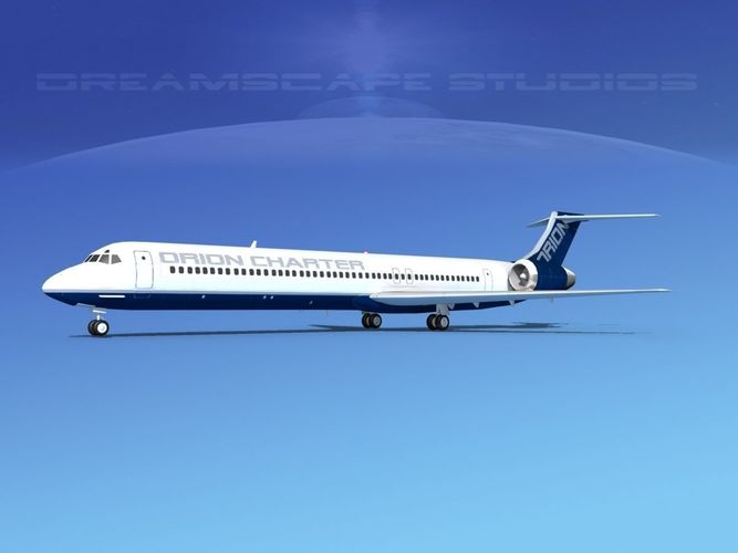 McDonnell Douglas MD83 Orion Charter 3D model