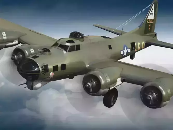 Boeing B-17 Super Fortress Bomber