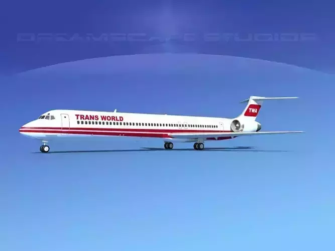 McDonnell Douglas MD83 Trans World Airways