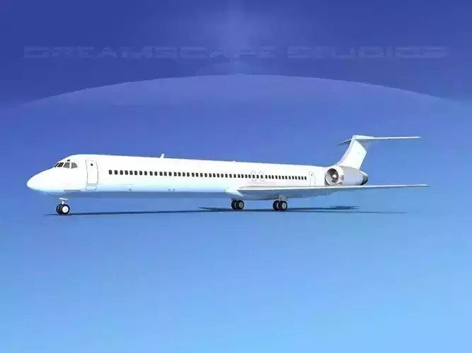 McDonnell Douglas MD83 Unmarked 1