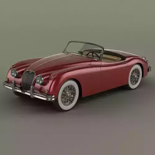 Jaguar XK150S 3D model