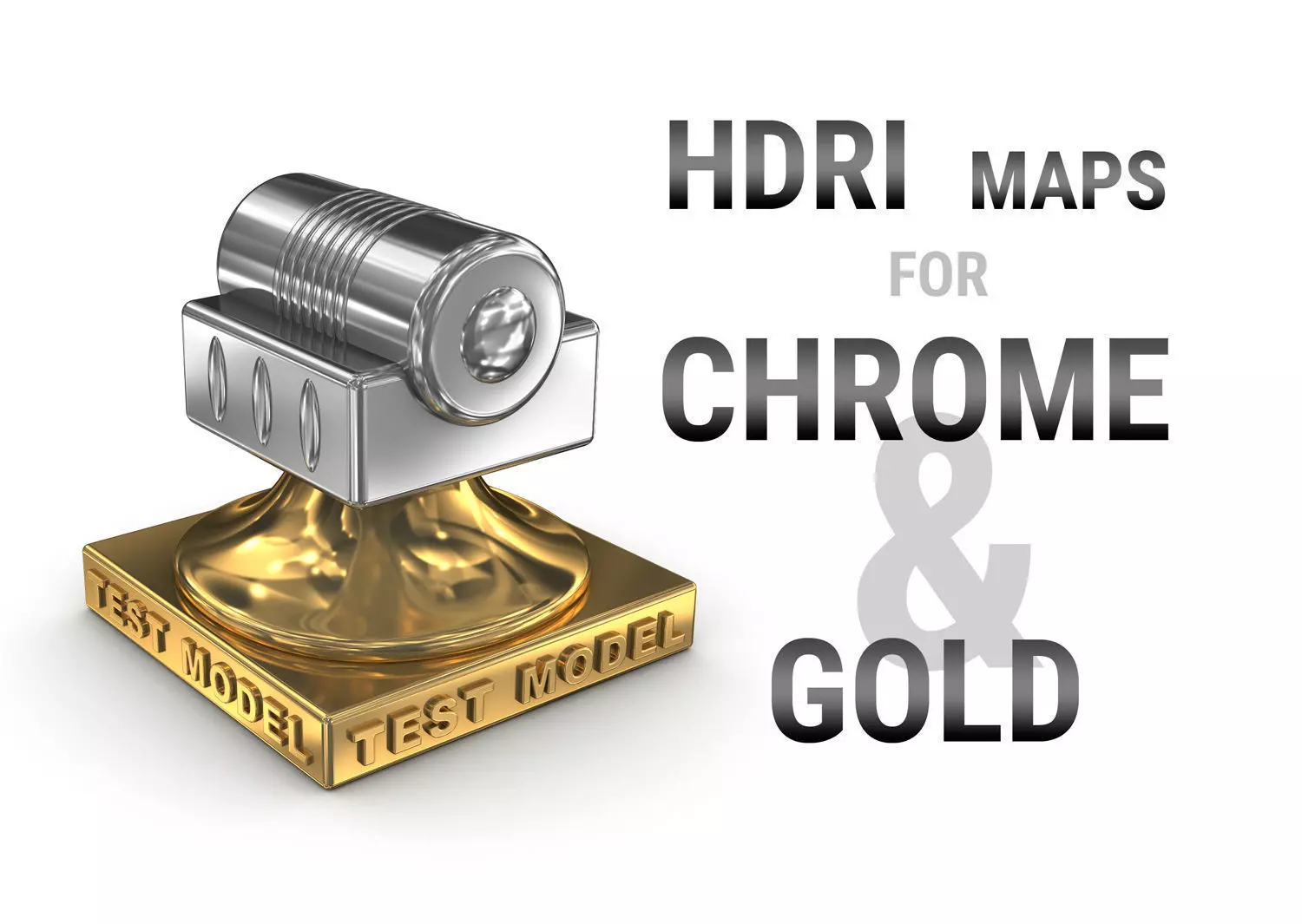 HDRI maps for chrome and gold metal surfaces Texture_0