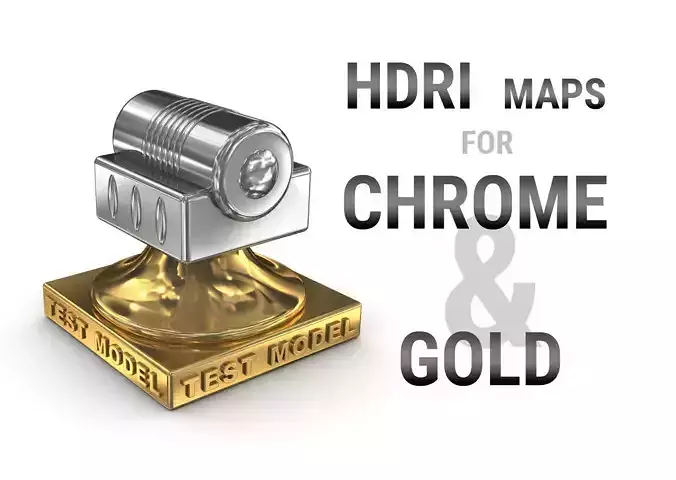 HDRI maps for chrome and gold metal surfaces Texture