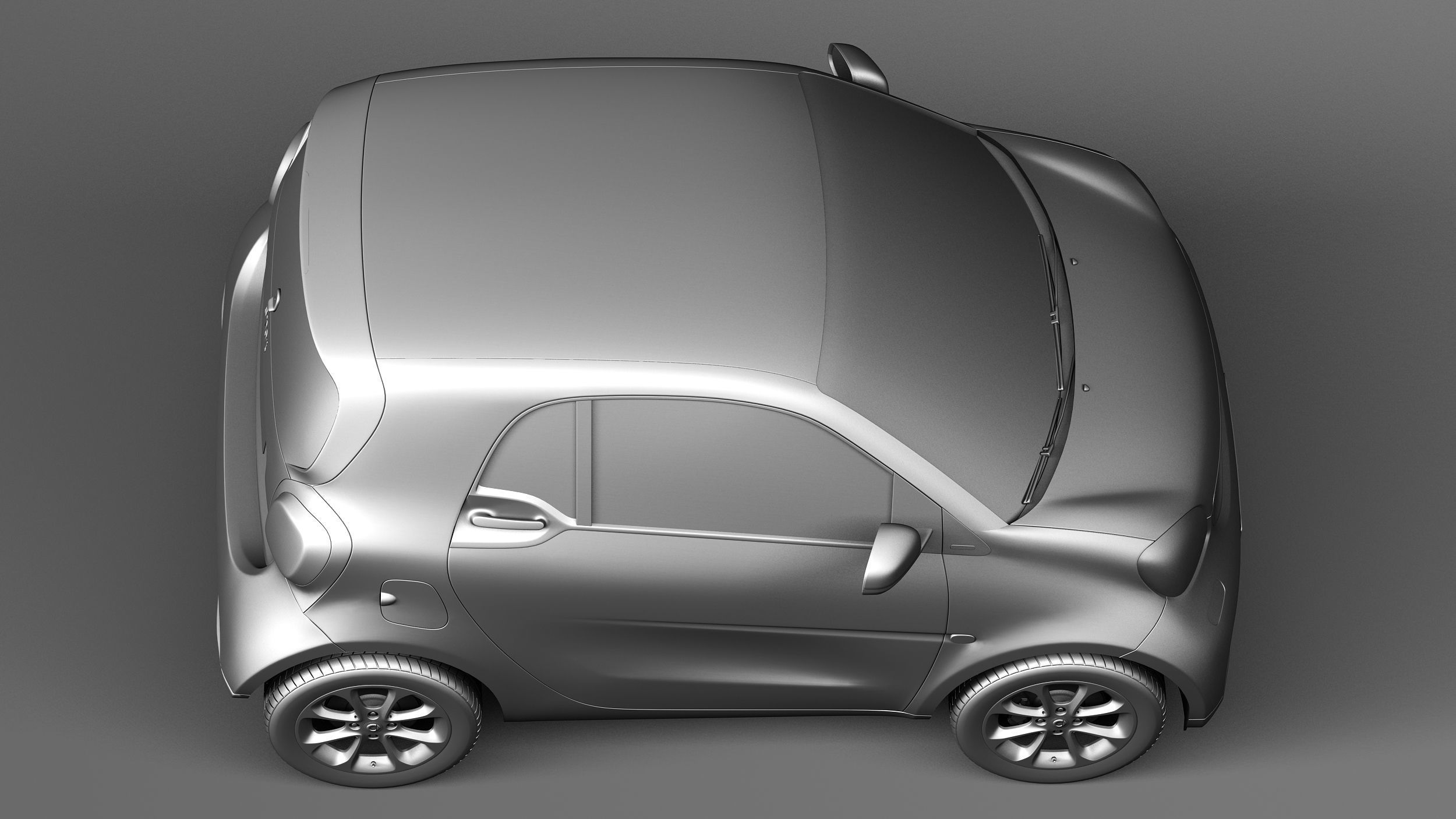 Smart ForTwo 2015 3D model_15