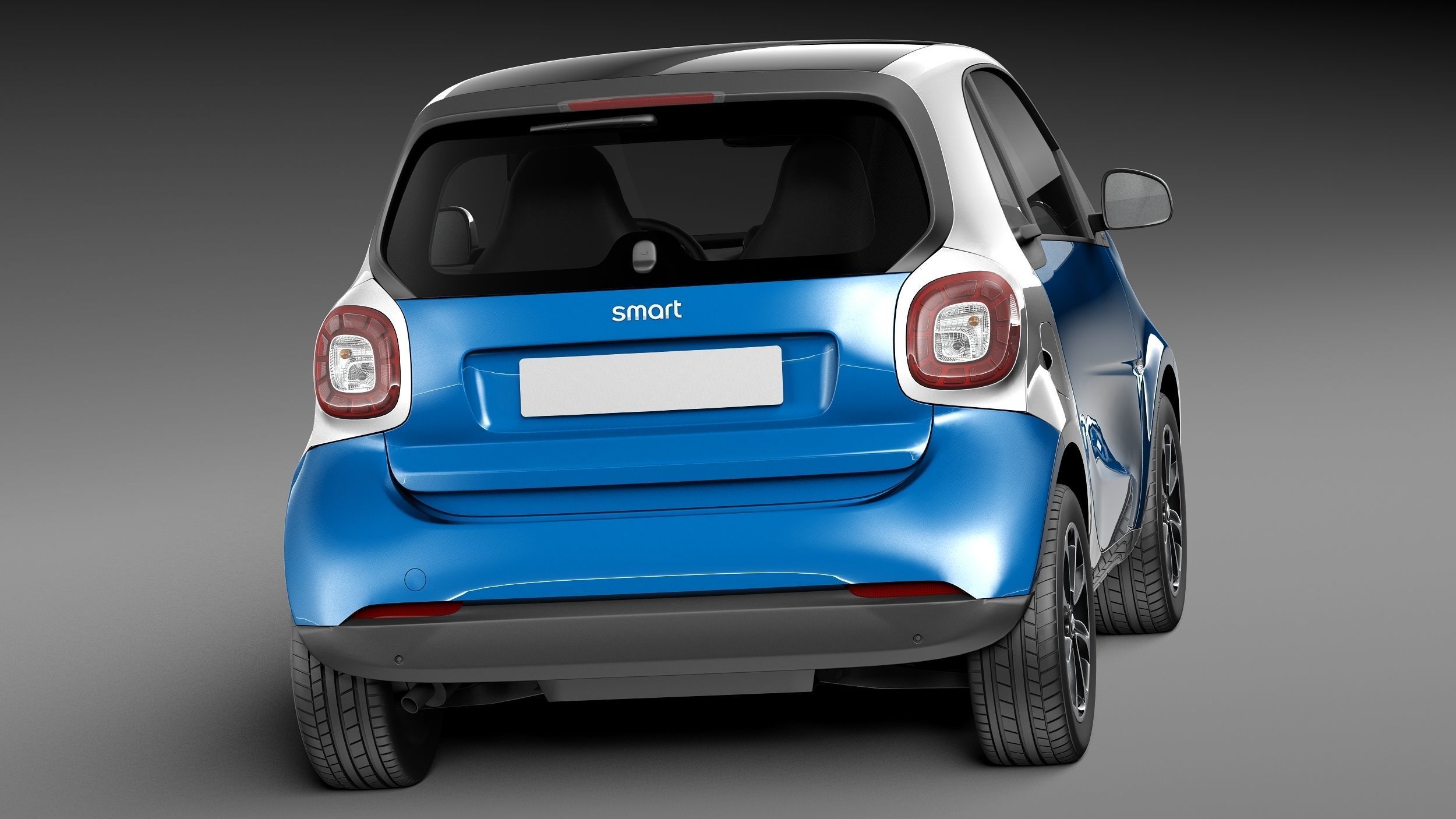 Smart ForTwo 2015 3D model_5