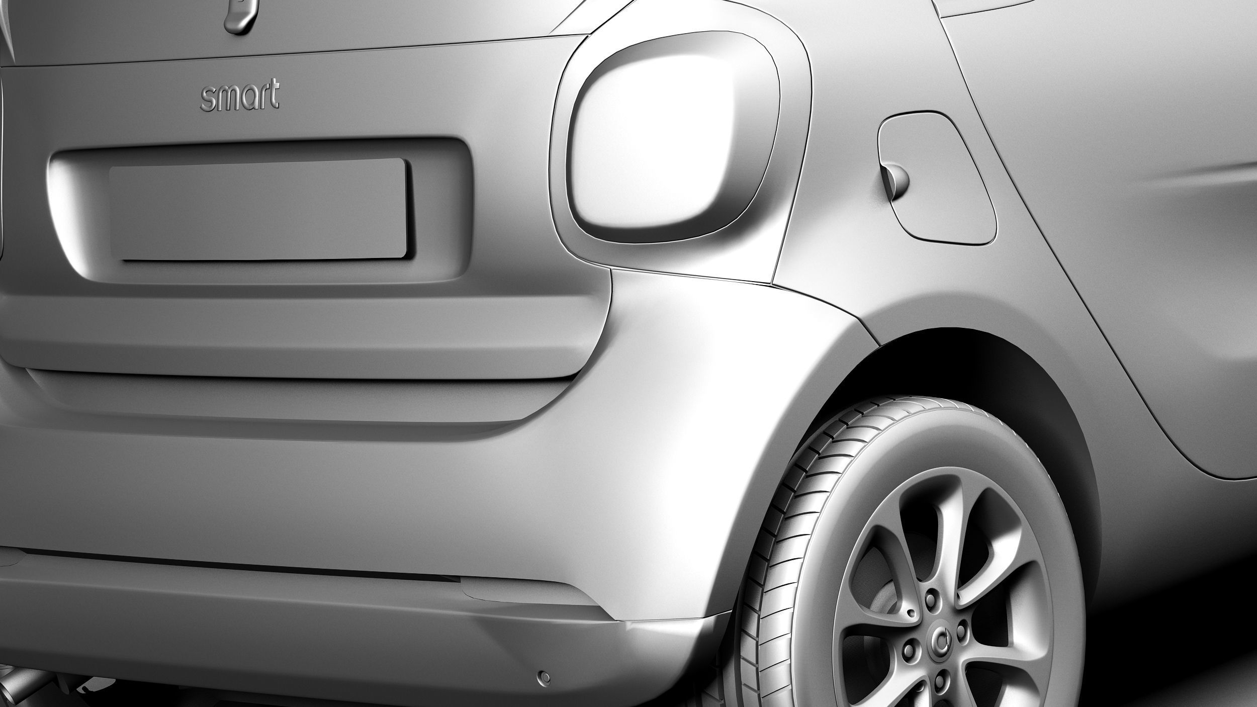 Smart ForTwo 2015 3D model_11