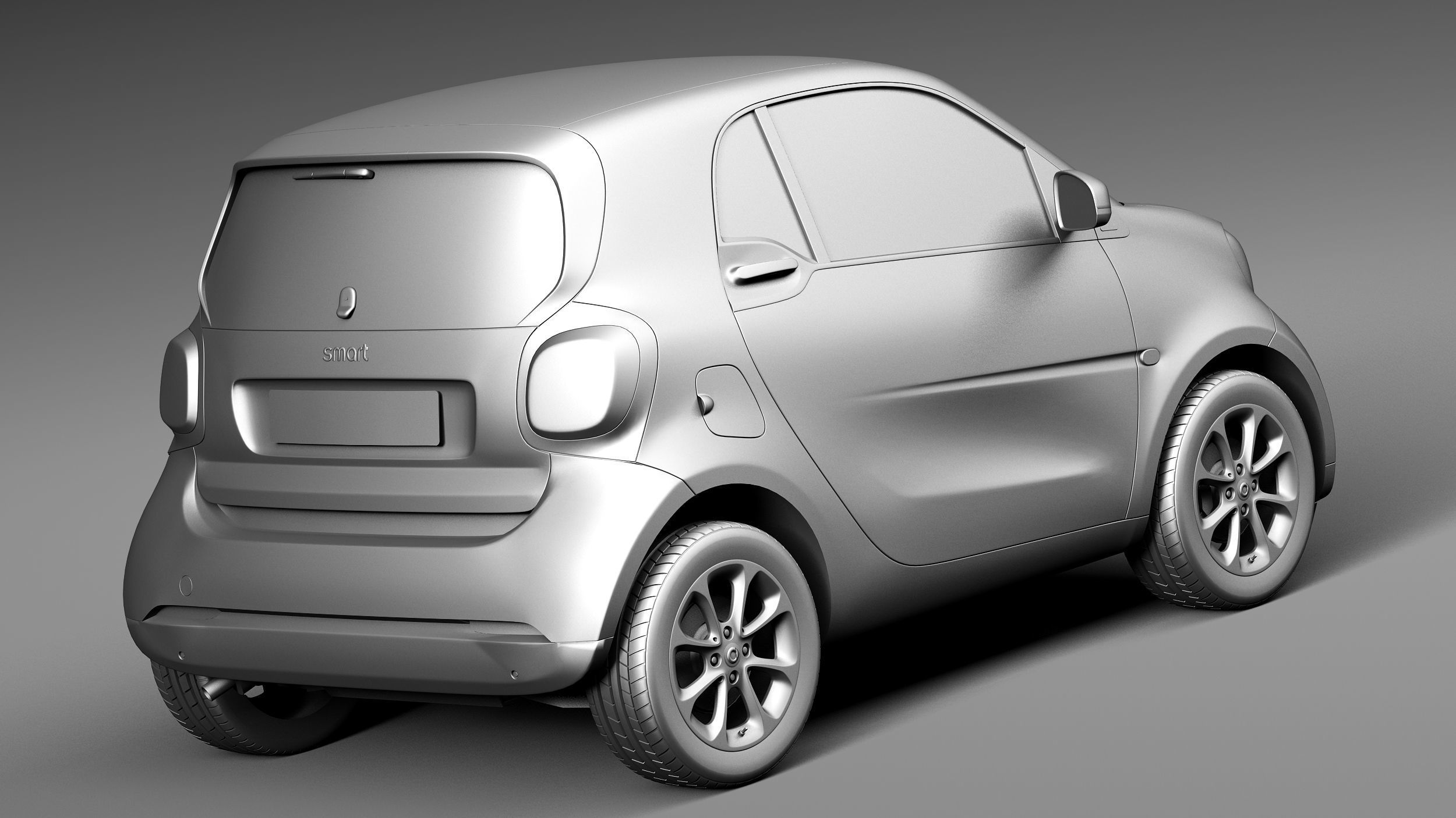 Smart ForTwo 2015 3D model_12