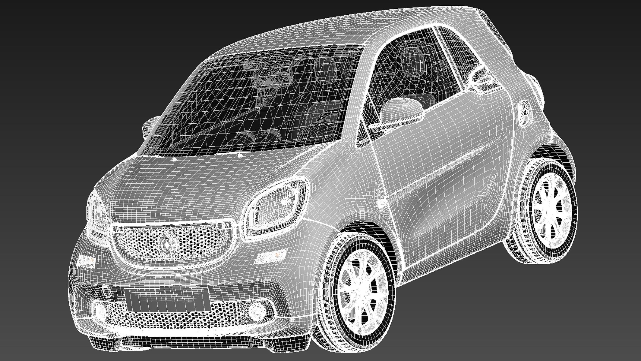 Smart ForTwo 2015 3D model_16