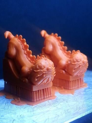 MoM a chinese dragon statue 3D print model_1