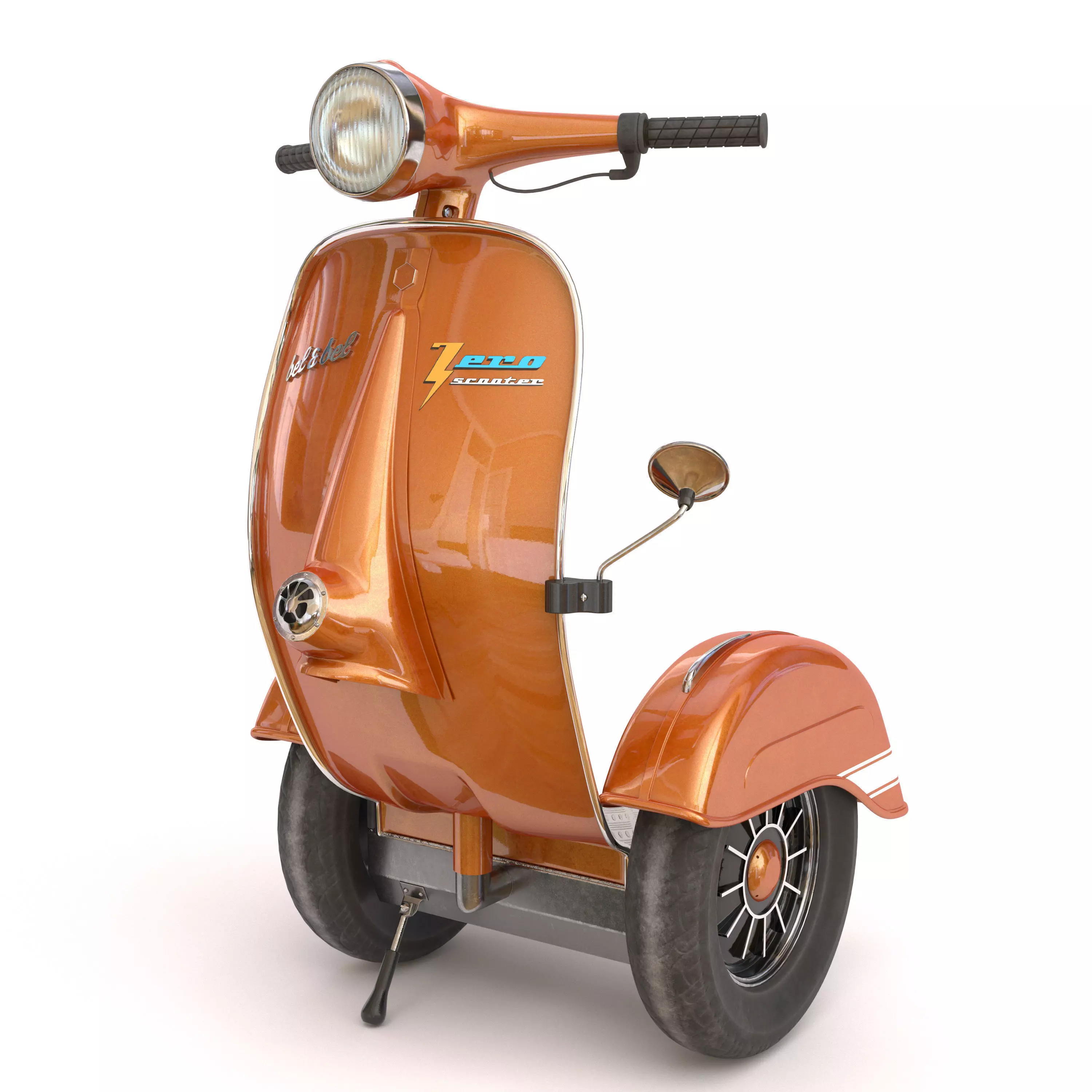 Segway Vespa 3D model_0