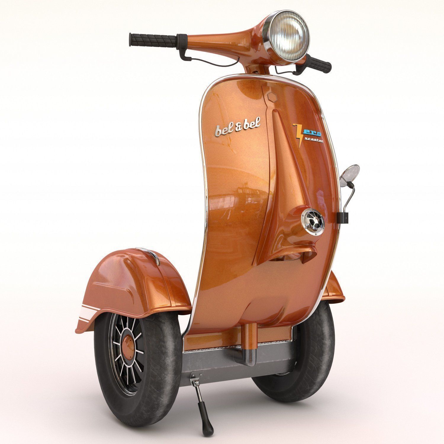 Segway Vespa 3D model_2
