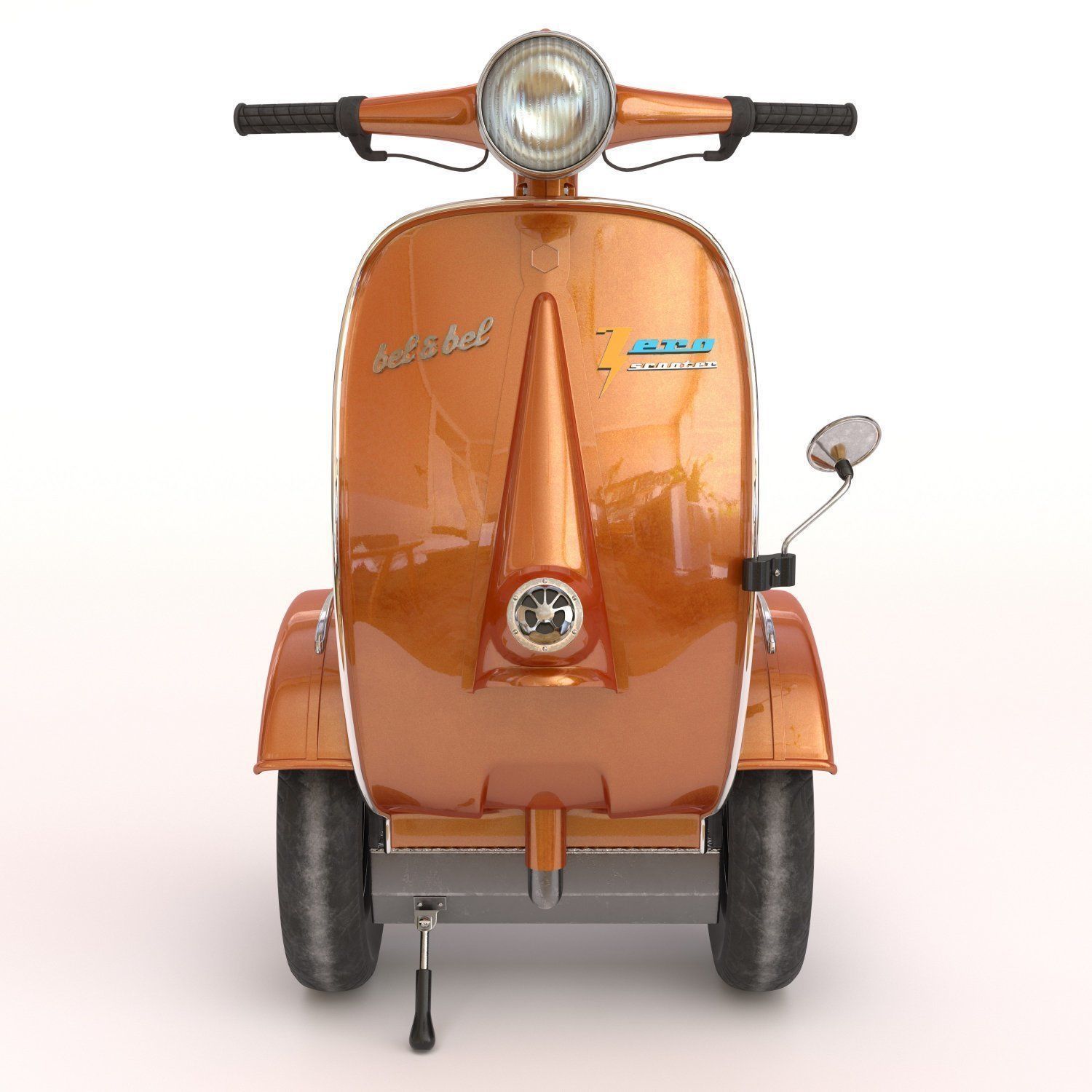 Segway Vespa 3D model_1