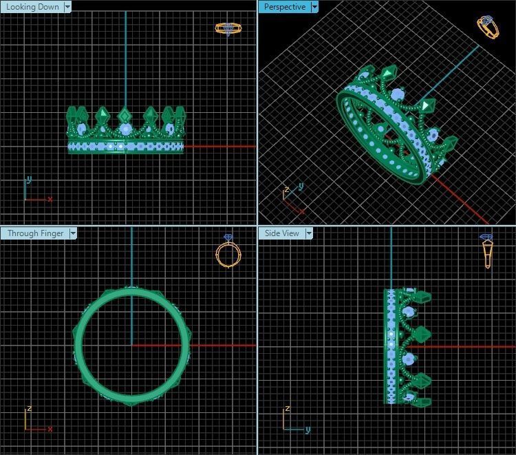 Ring T00208 3D print model_2