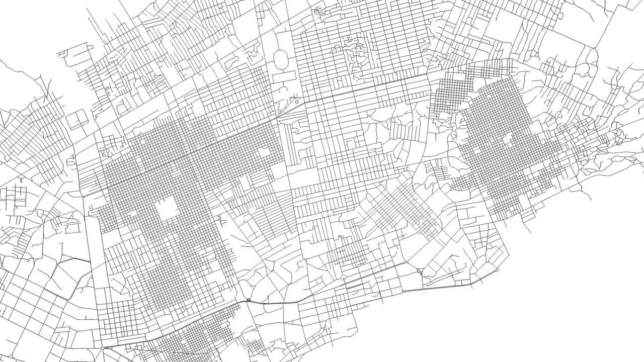 Mogadishu Road Network and Streets 3D model_10