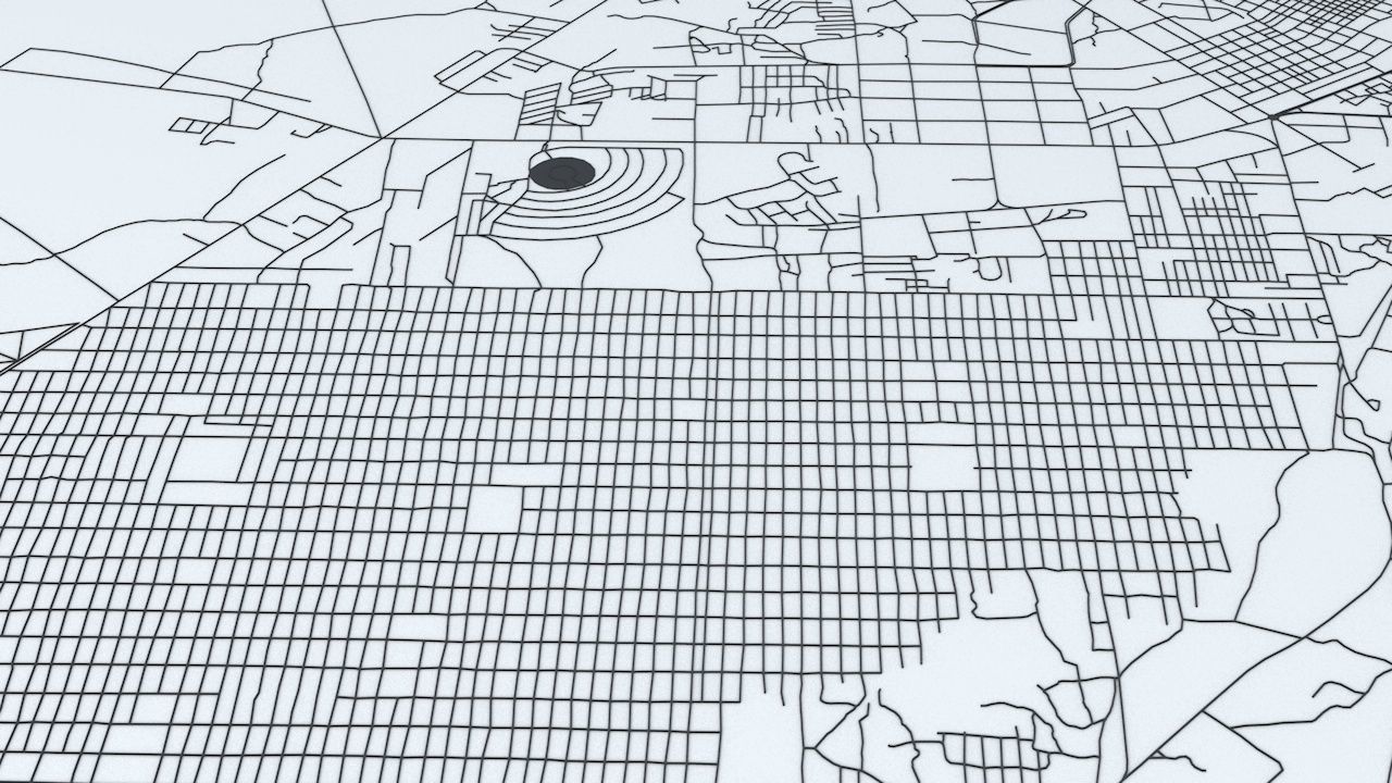Mogadishu Road Network and Streets 3D model_6