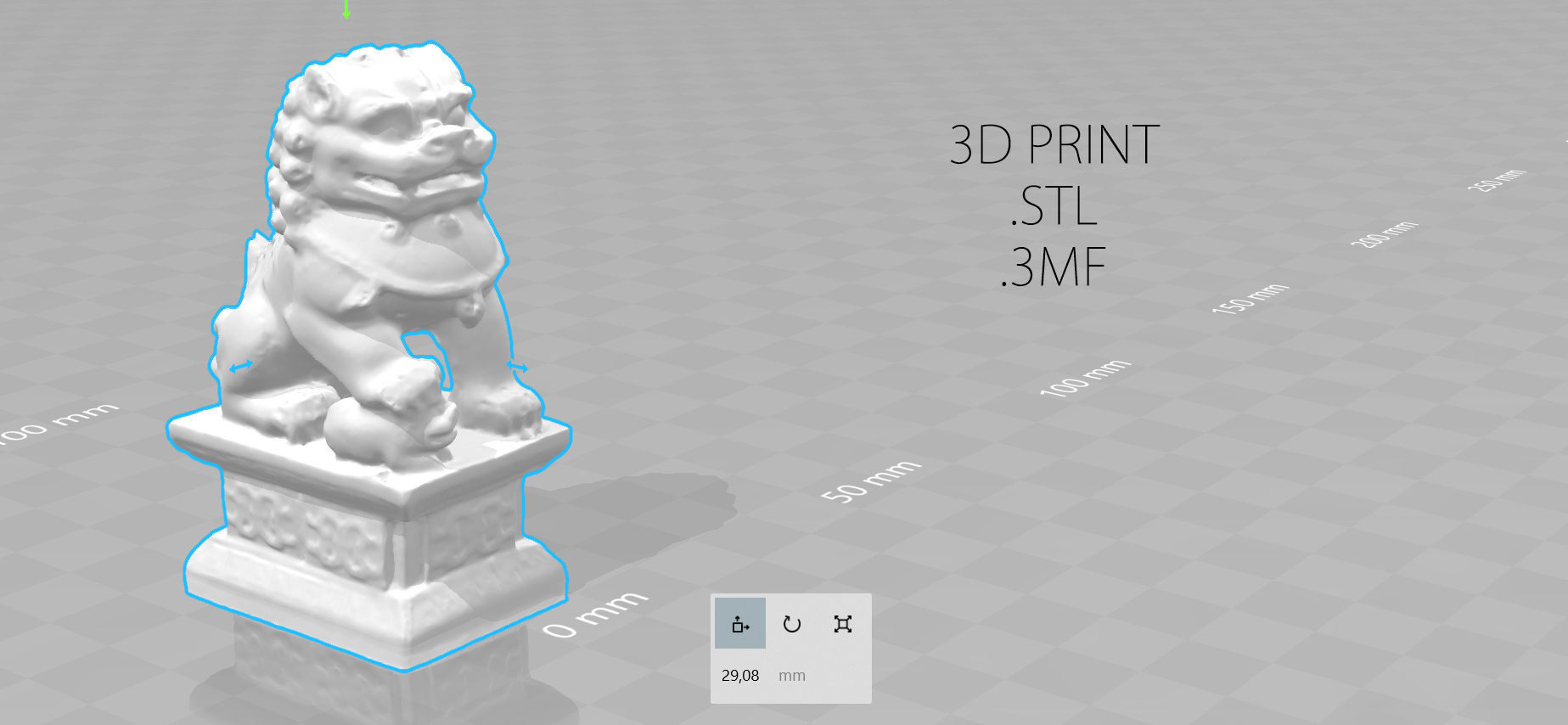 FU LIONS Low-poly 3D model_26