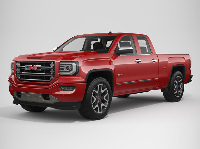 2017 Gmc Sierra 1500 Double Cab All Terrain Cgtrader 2017 Gmc Sierra 1500 Double Cab All Terrain Model