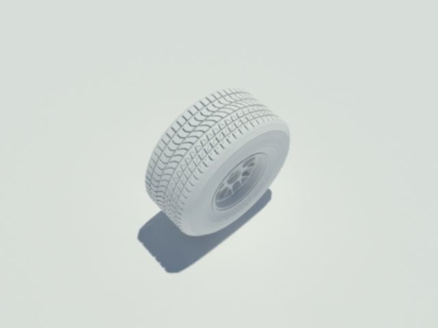Pirelli tyre for wet weather conditions 3D model_6