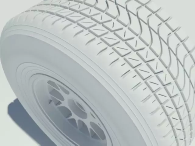 Pirelli tyre for wet weather conditions 3D model_0