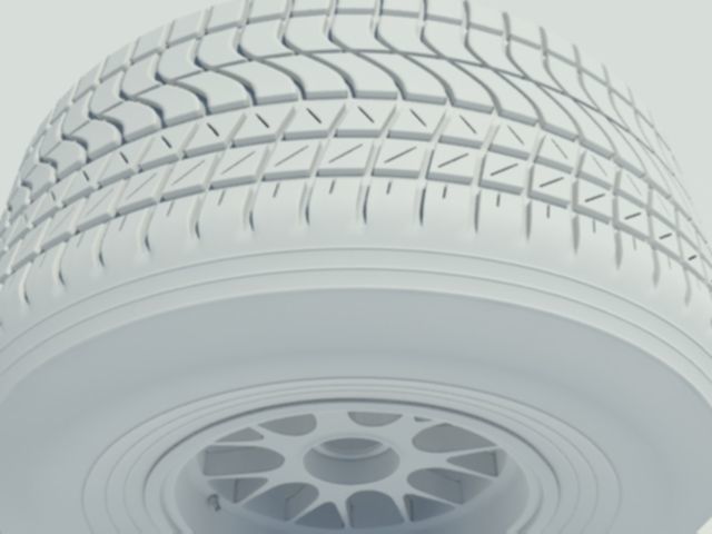 Pirelli tyre for wet weather conditions 3D model_4
