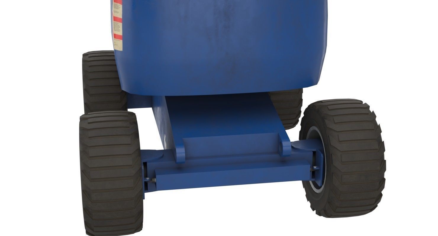 Boom Lift 1 Textured Low-poly 3D model_9