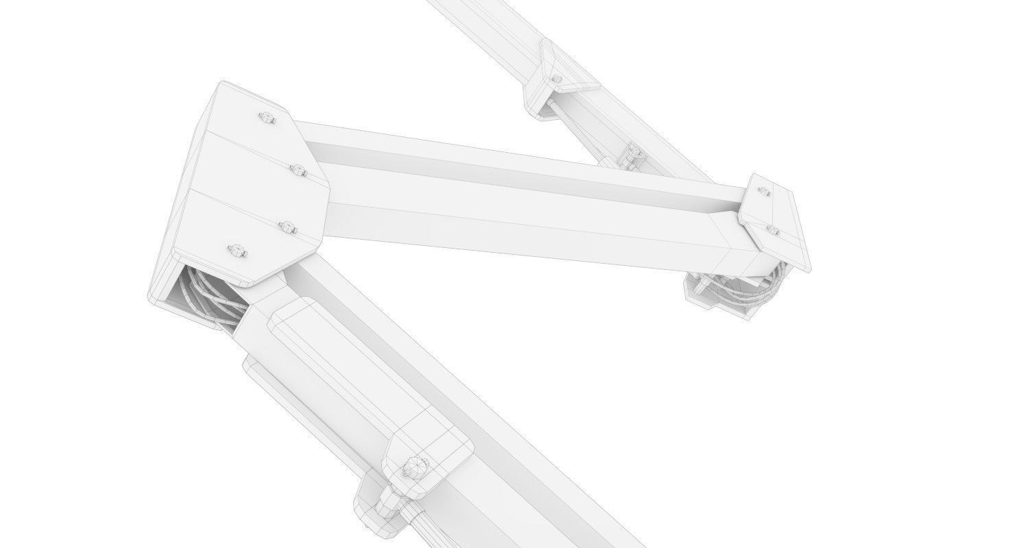 Boom Lift 1 Textured Low-poly 3D model_15