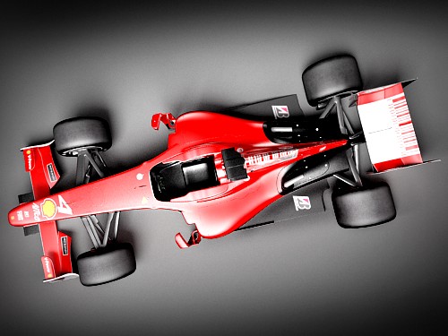 F1 F60 2009 hipoly 3D Model 3D model_3