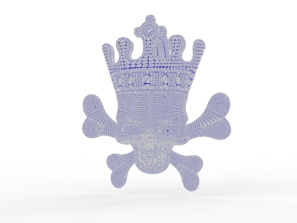 Skull Pendant STL 3D print model_5