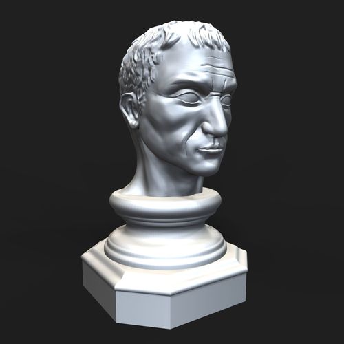 Gaius Julius Caesar bust 3D print model