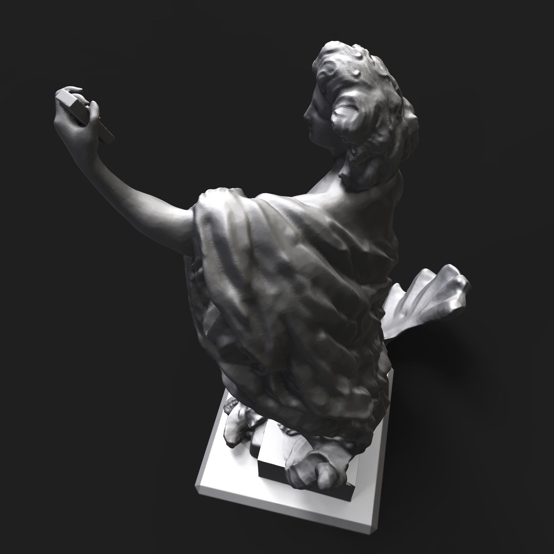 Apollo slaying the Python 3D model 3D printable | CGTrader