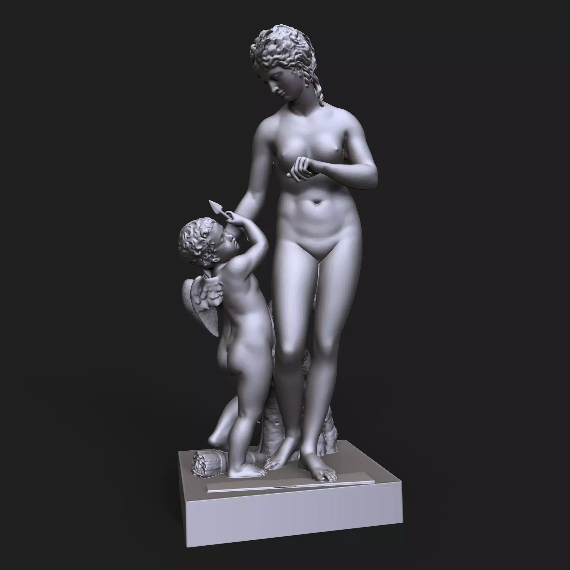 Venus Chiding Cupid 3D print model_0