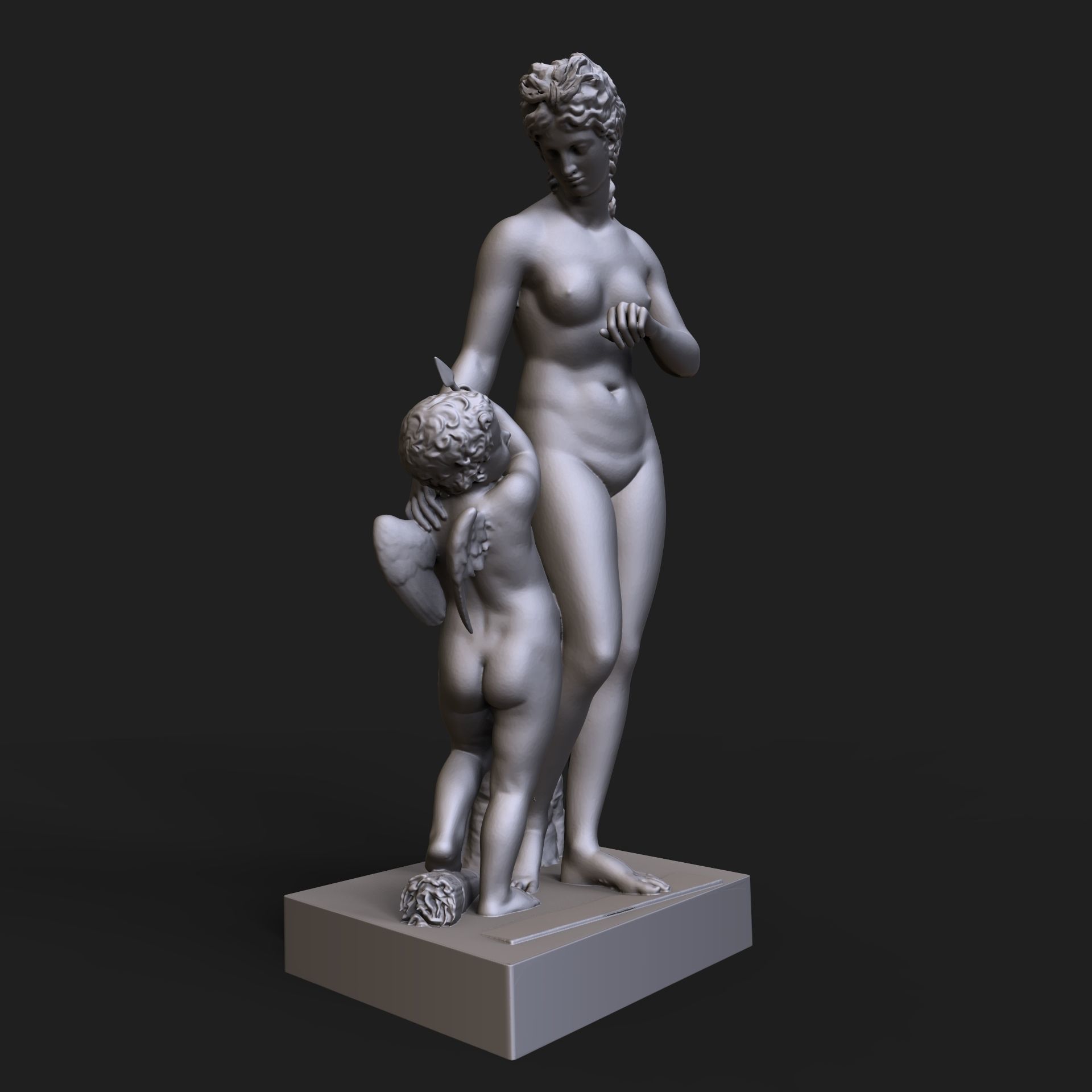 Venus Chiding Cupid 3D print model_1