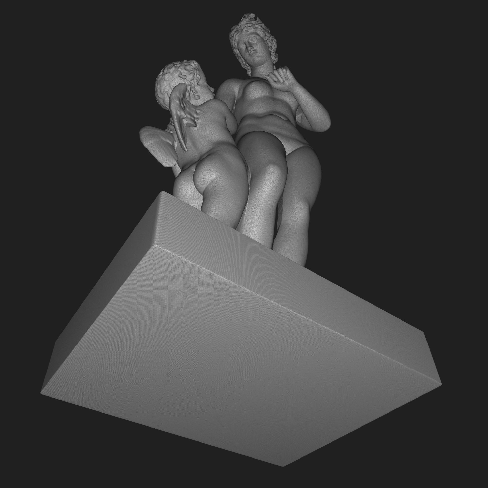 Venus Chiding Cupid 3D print model_10